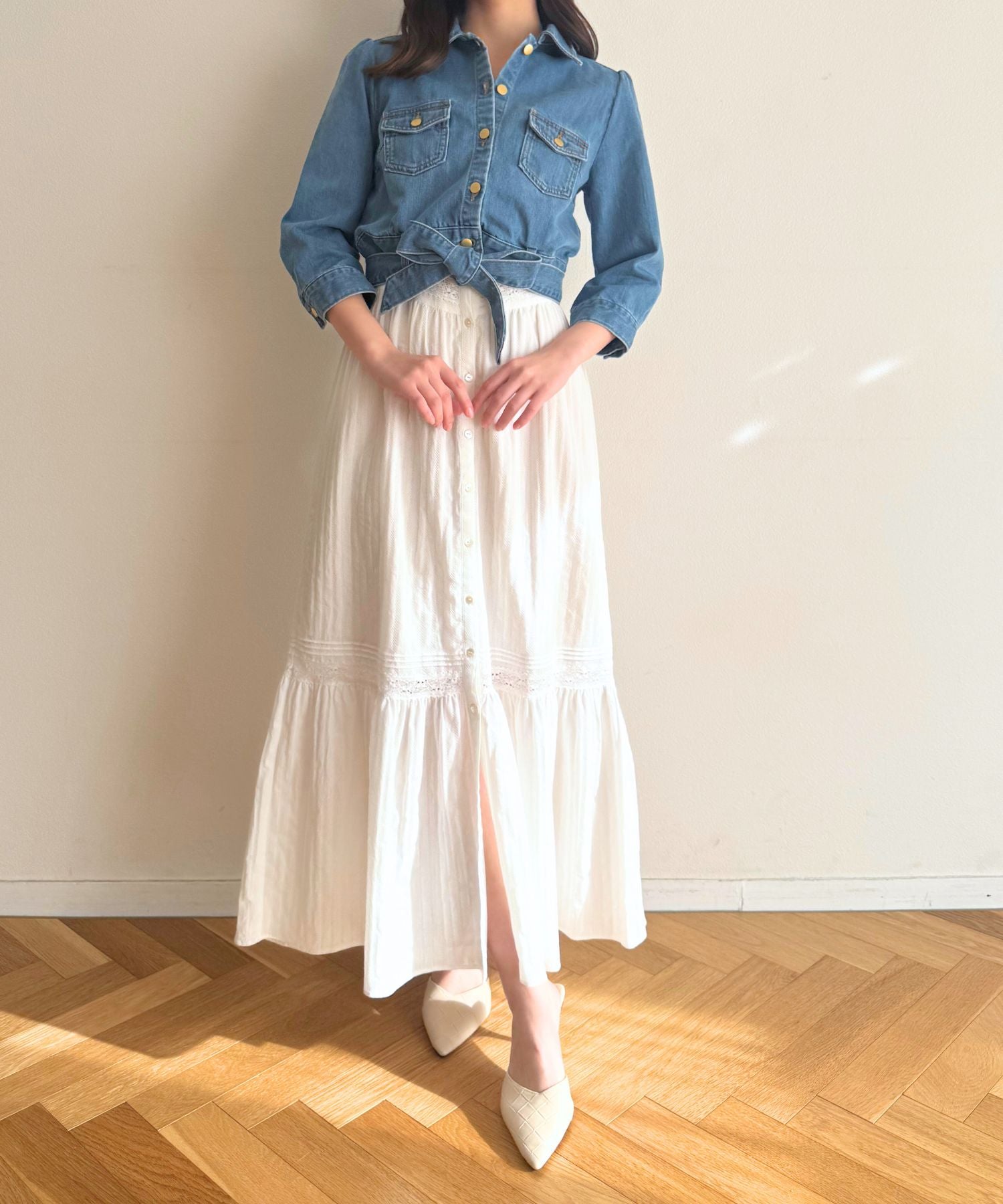 デニムコンパクトジャケット