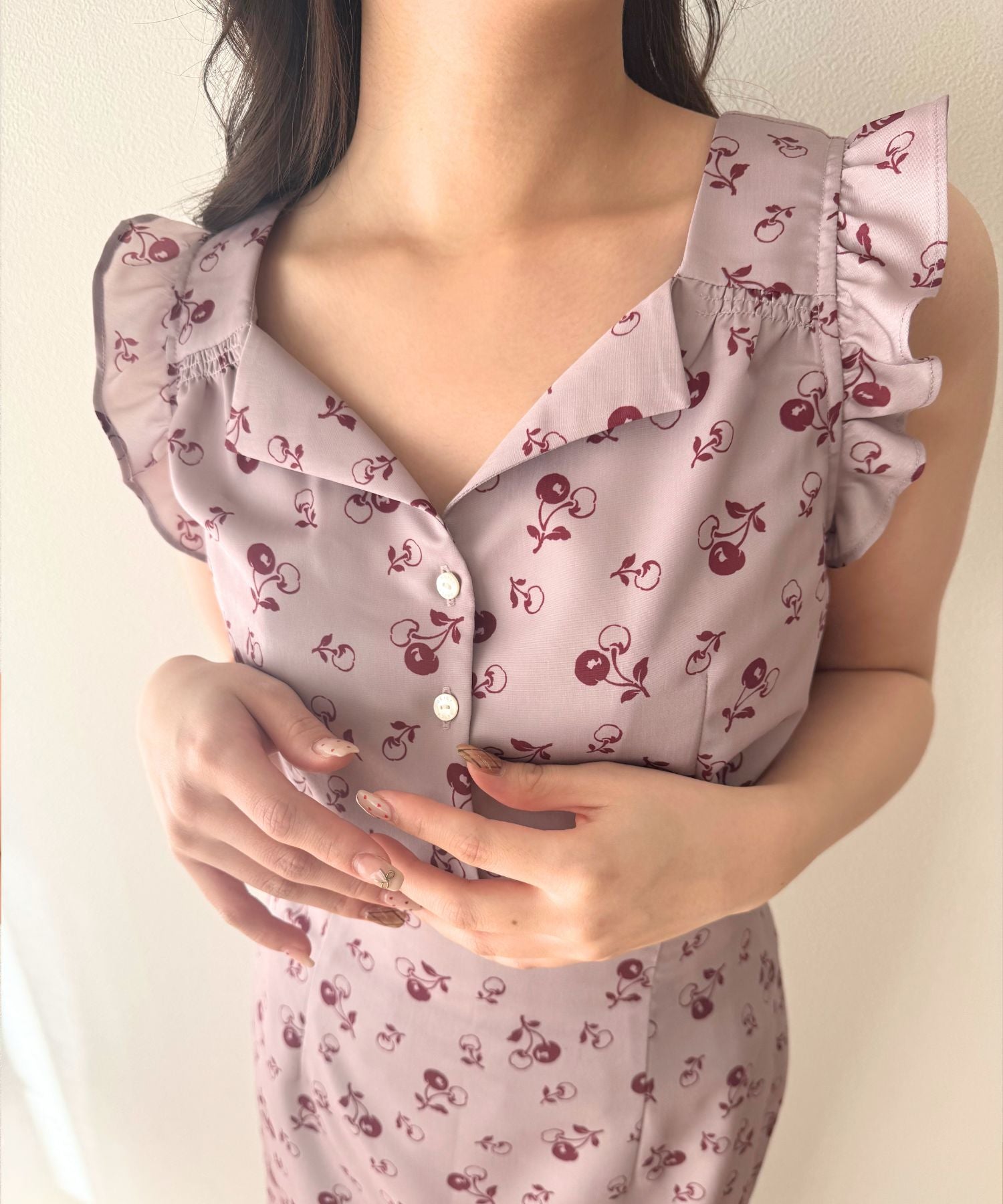 ヴィンテージチェリーブラウス