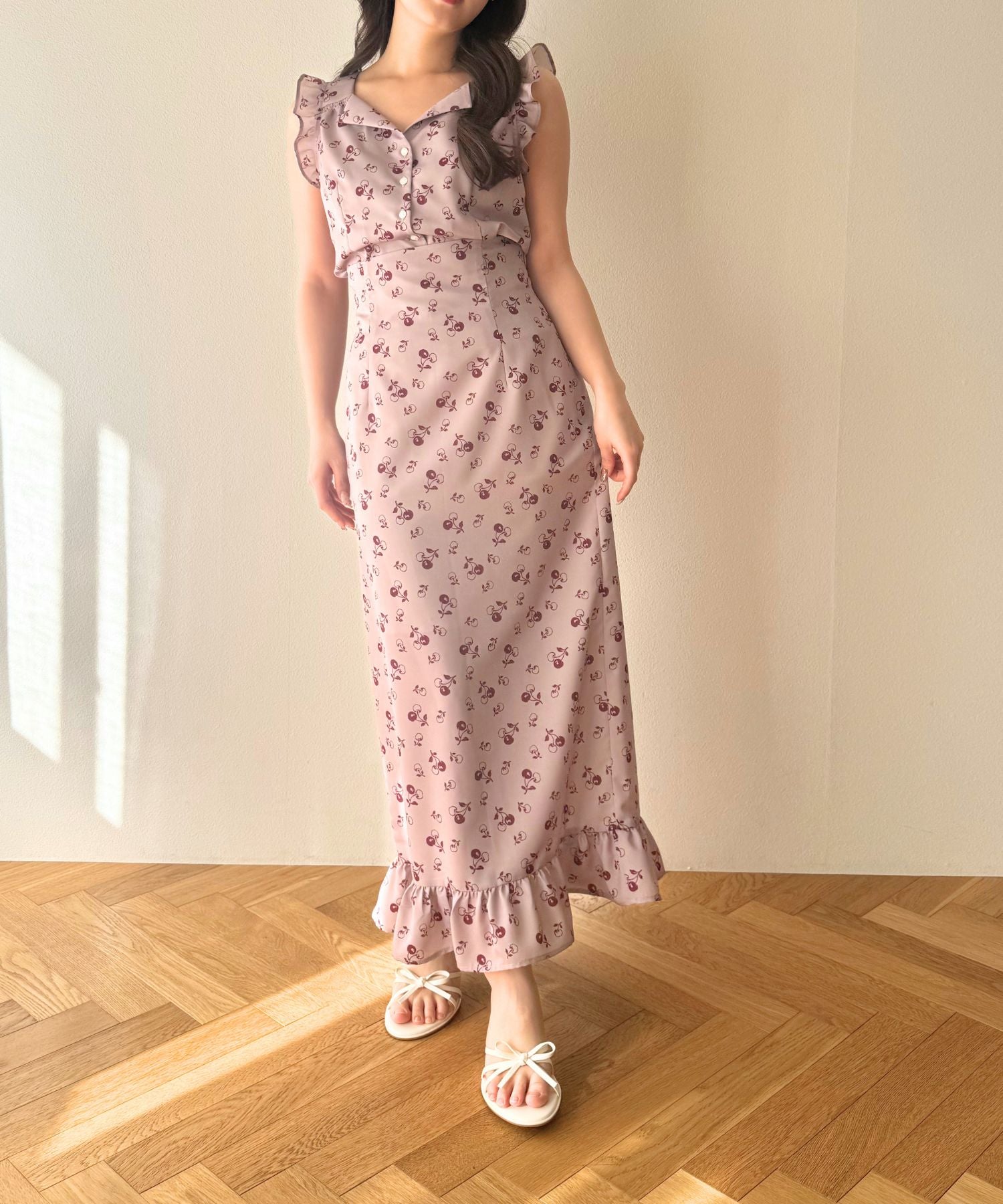 ヴィンテージチェリーブラウス