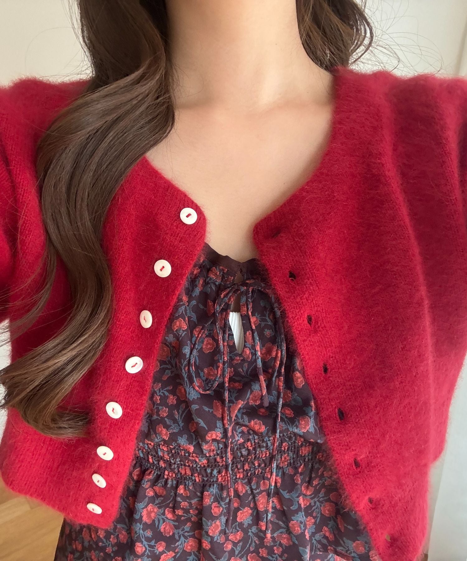 ヴィンテージローズブラウス