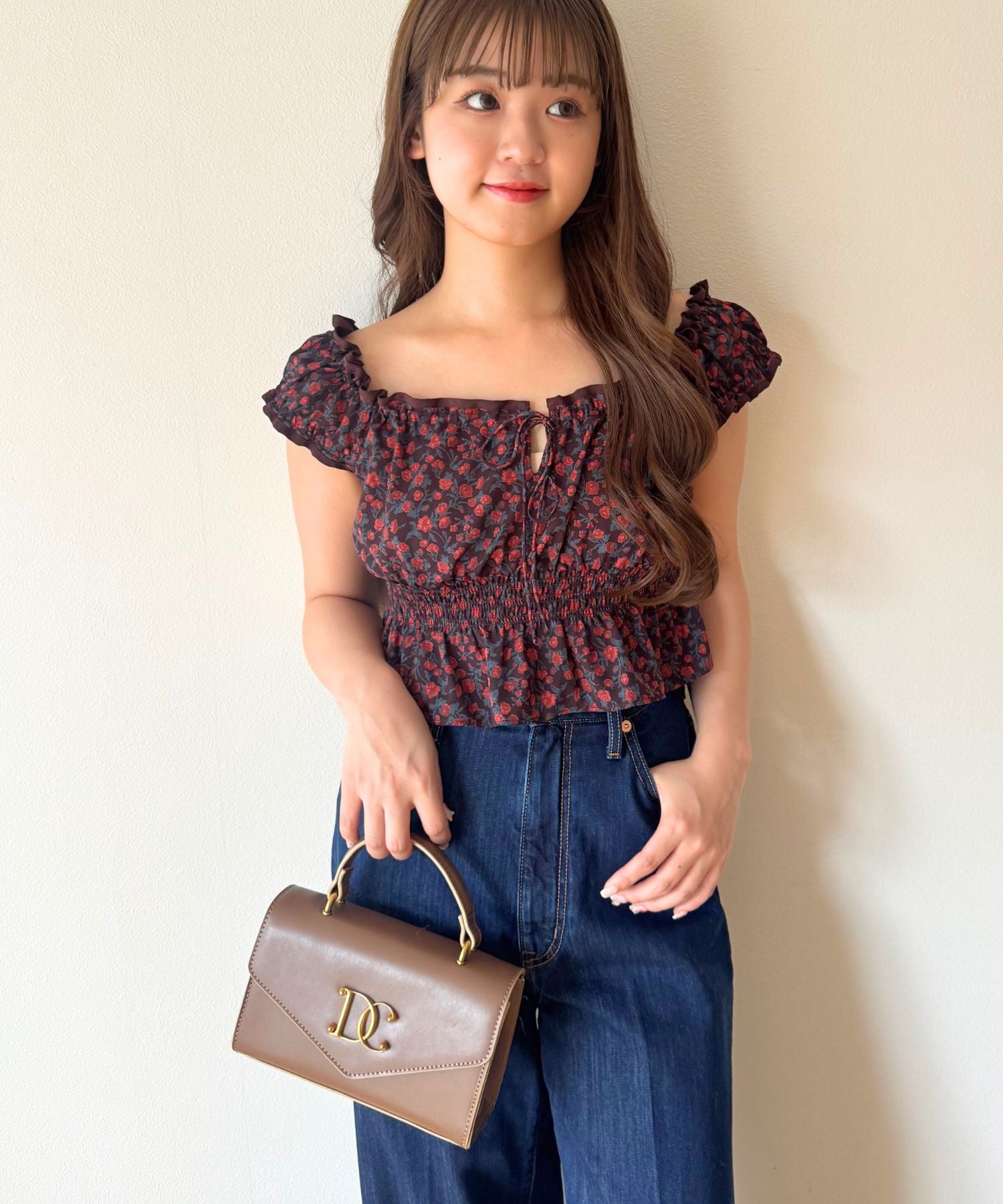 ヴィンテージローズブラウス