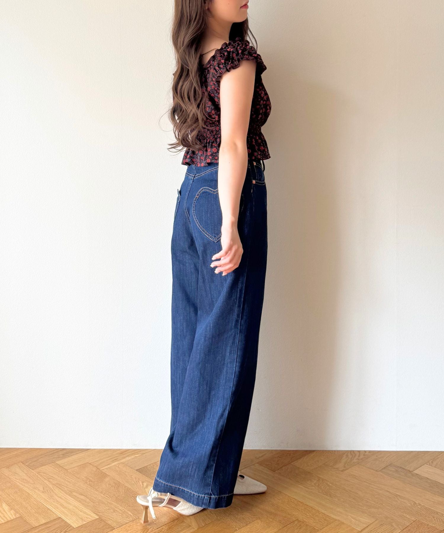 ヴィンテージローズブラウス