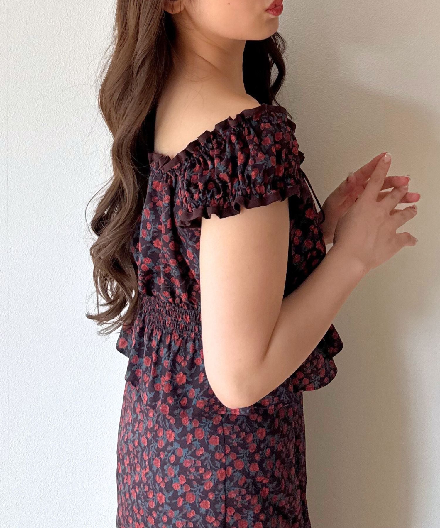 ヴィンテージローズブラウス