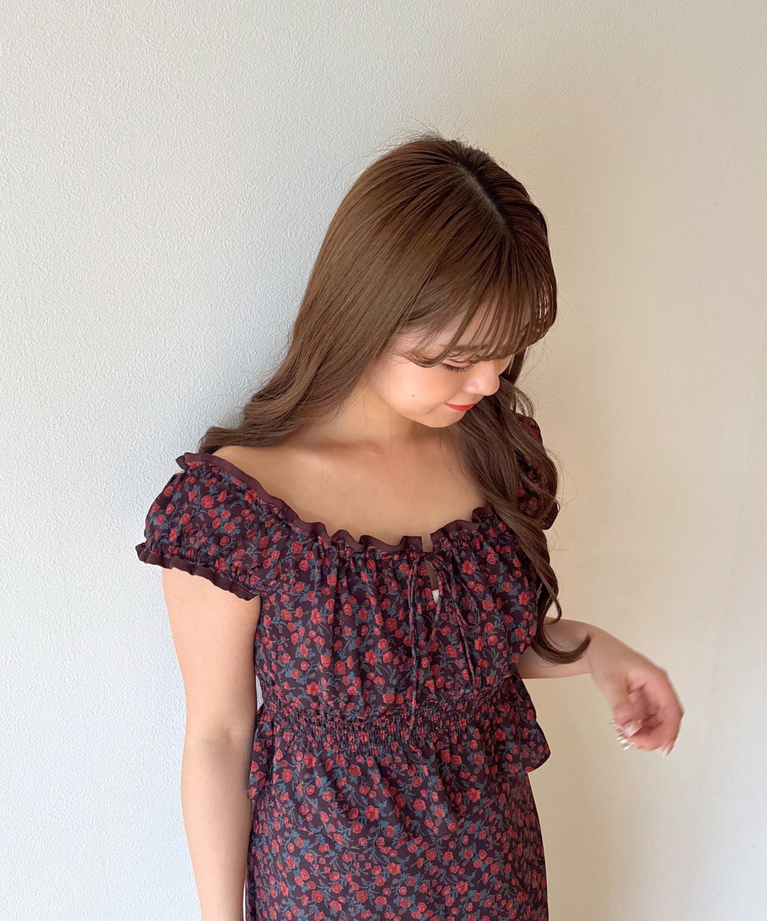 ヴィンテージローズブラウス