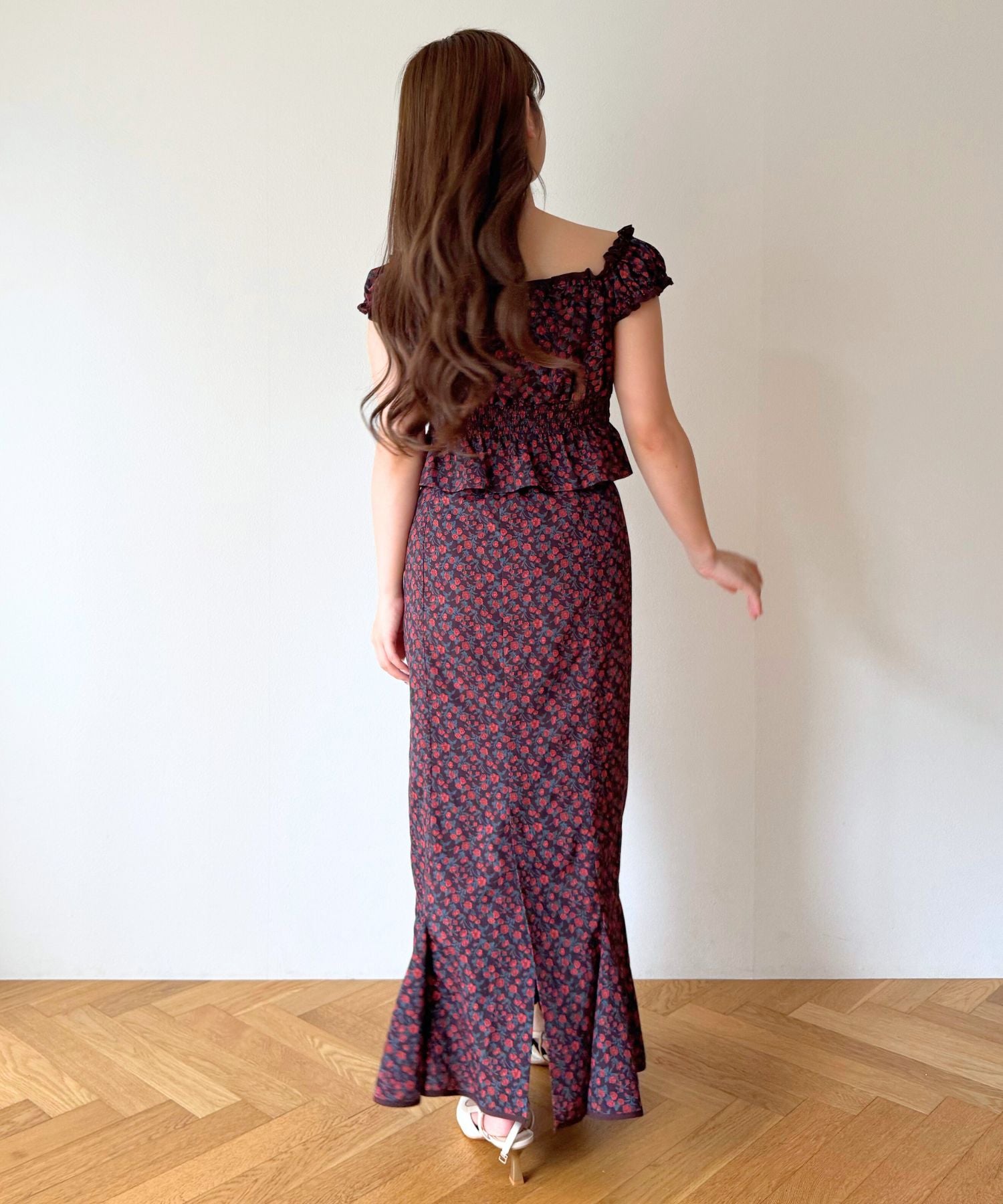 ヴィンテージローズブラウス