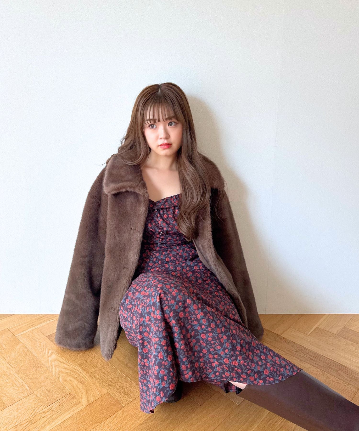 ヴィンテージローズフリルワンピース