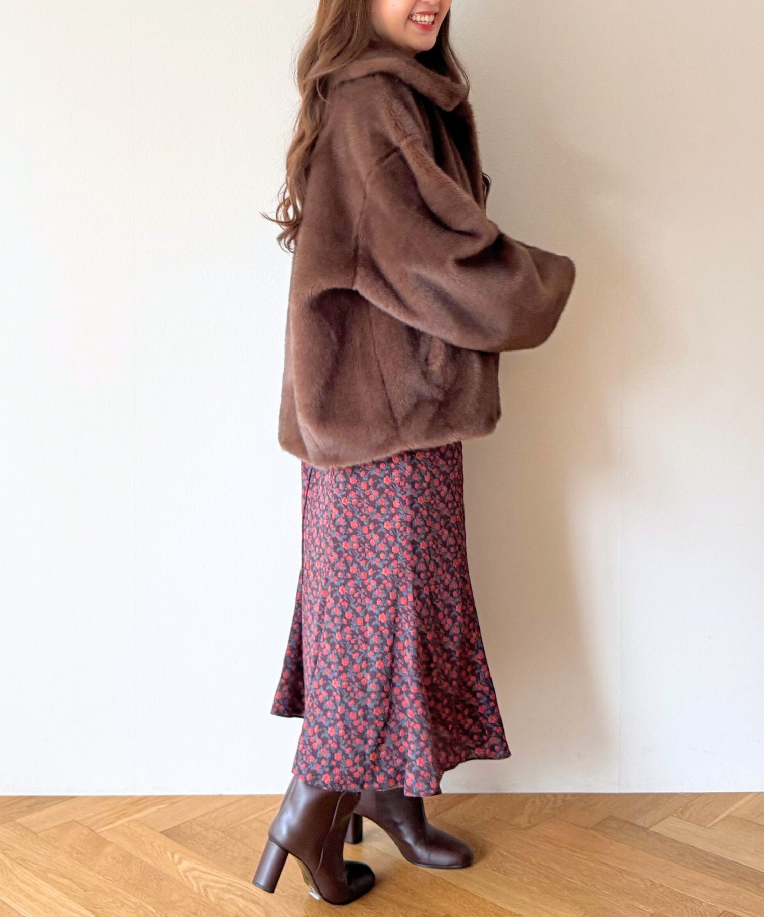 ヴィンテージローズフリルワンピース