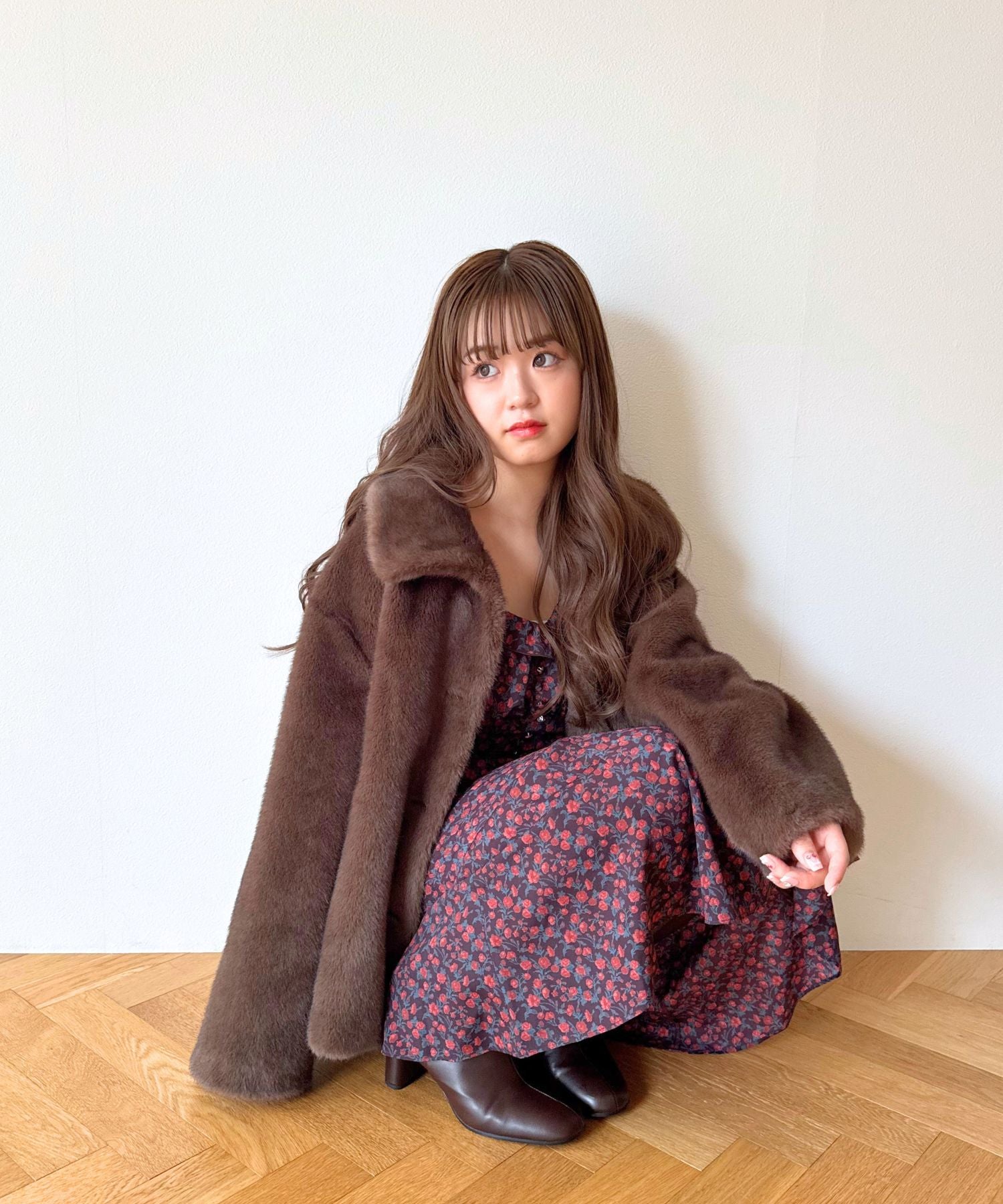 ヴィンテージローズフリルワンピース