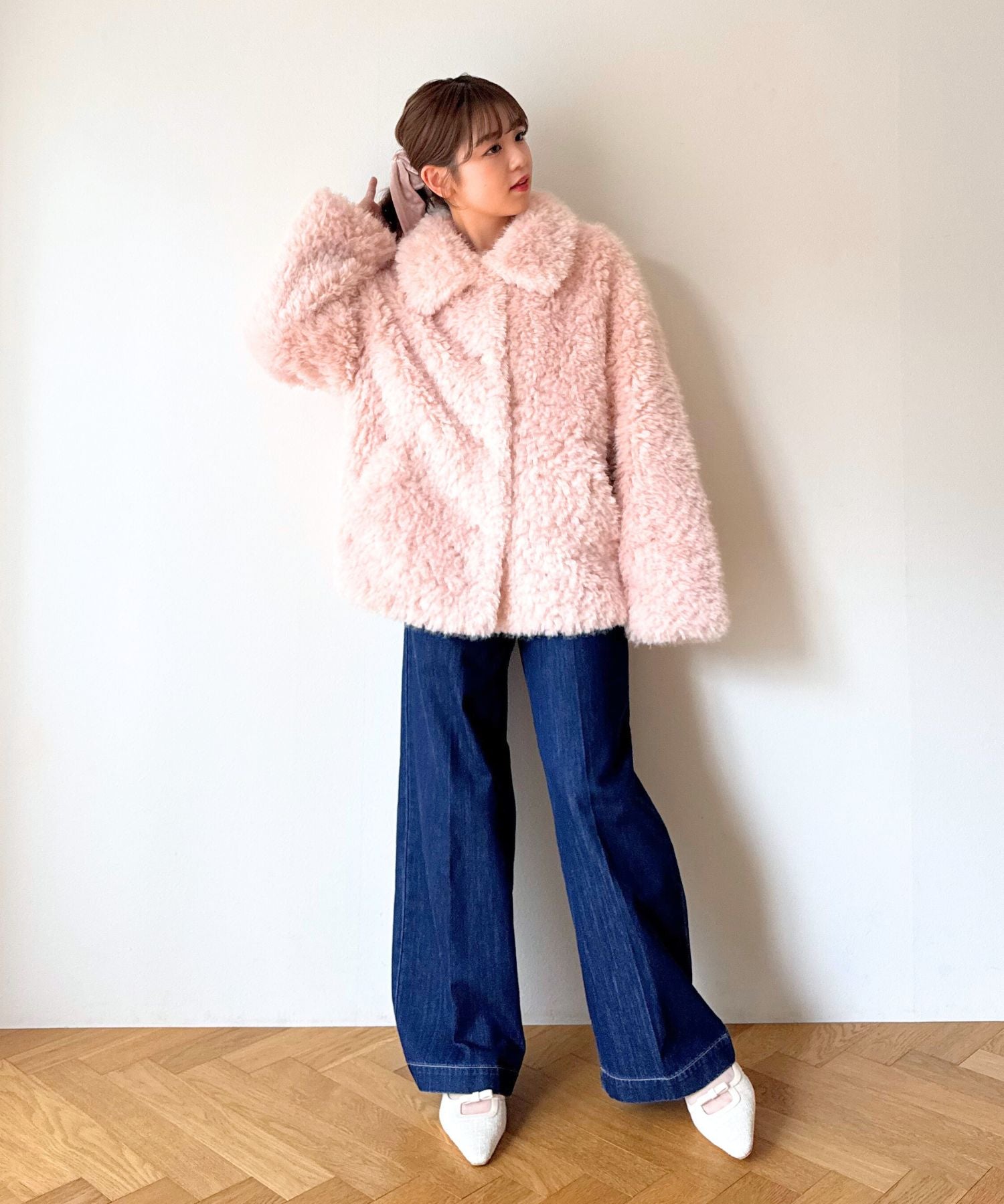 【予約】Variation ステンカラーエコファーコート