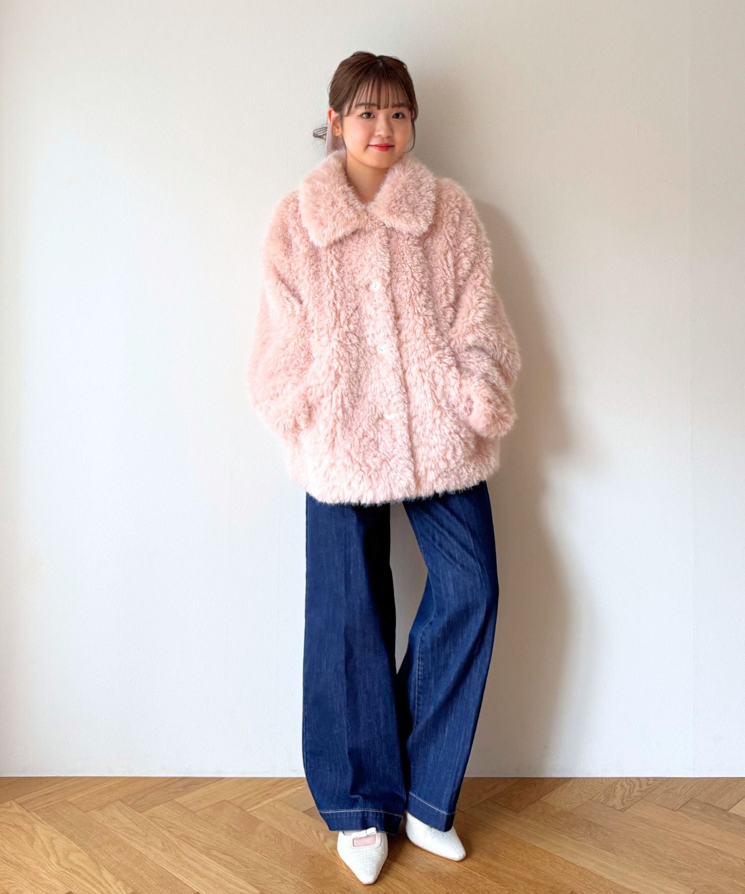 【予約】Variation ステンカラーエコファーコート