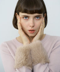 ファースリーブカーディガン