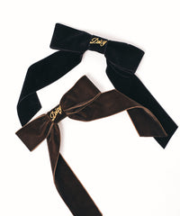 ベロアリボンバレッタ