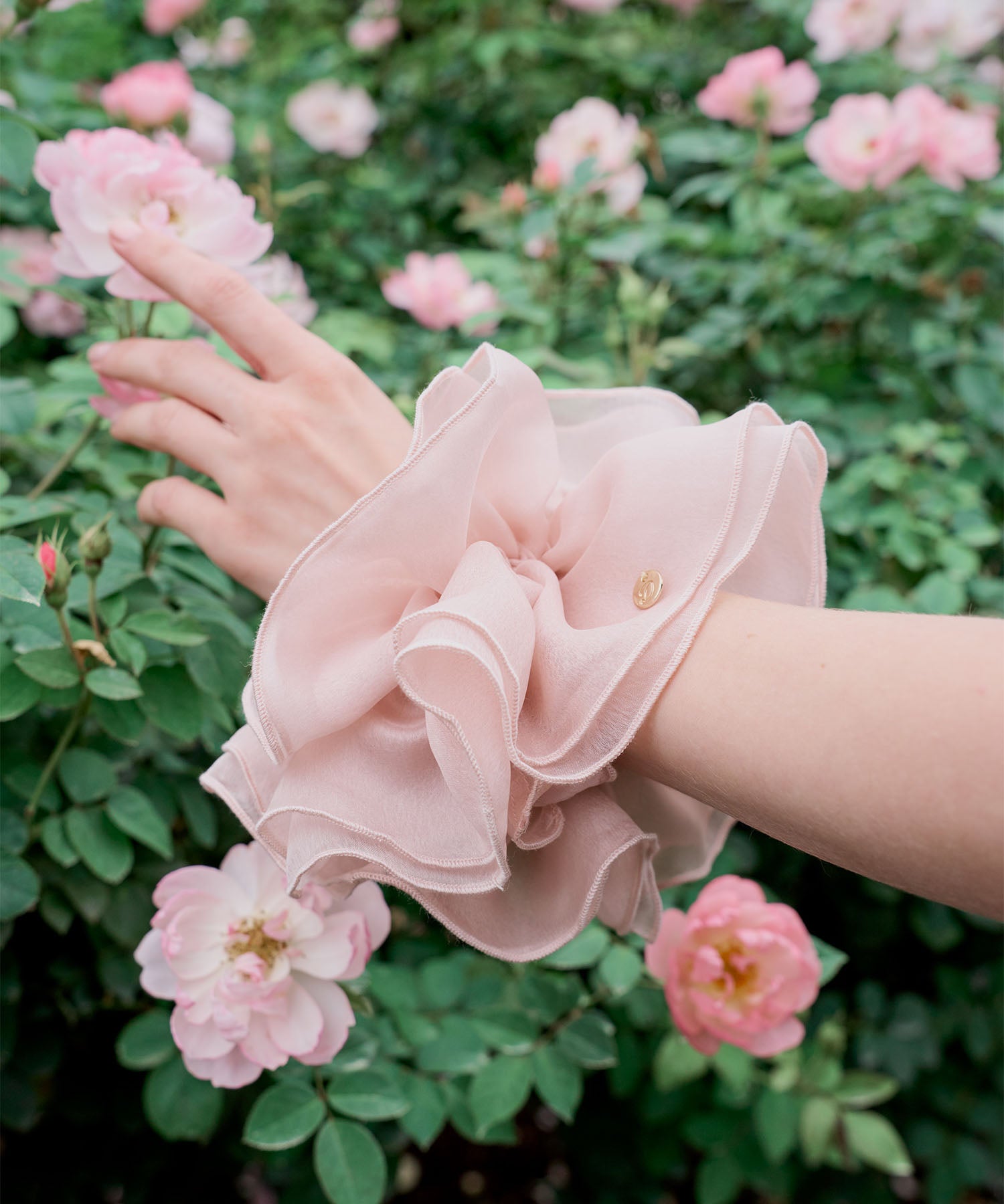 オーガンジーシュシュ