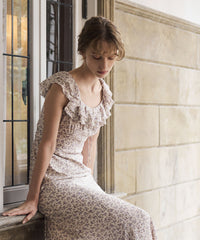 ローズフリルワンピース