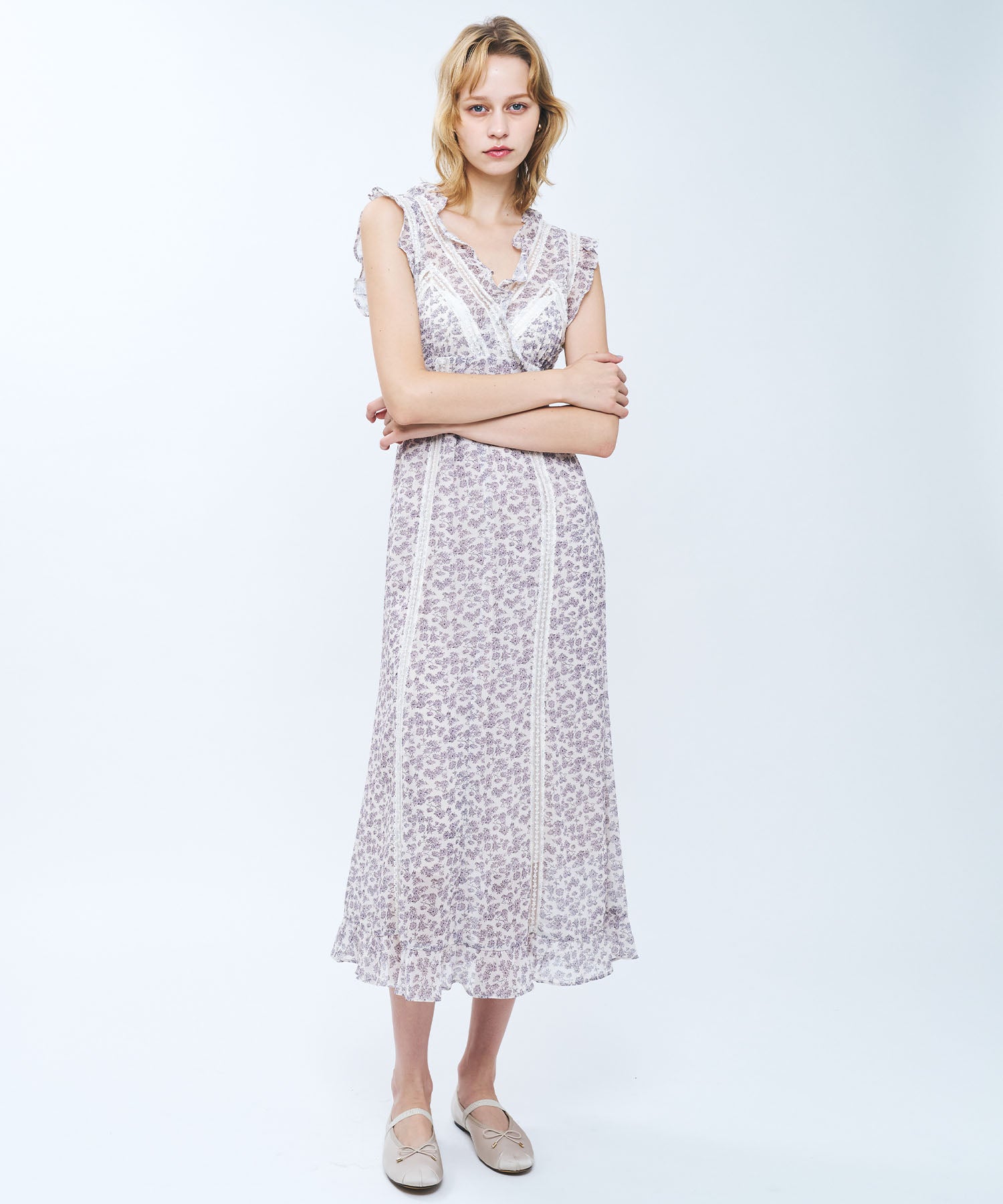 フルールレースMIXドレス