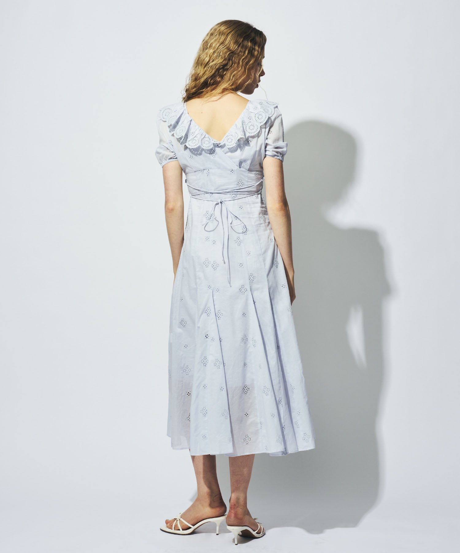 コットンボイルフラワーワンピース