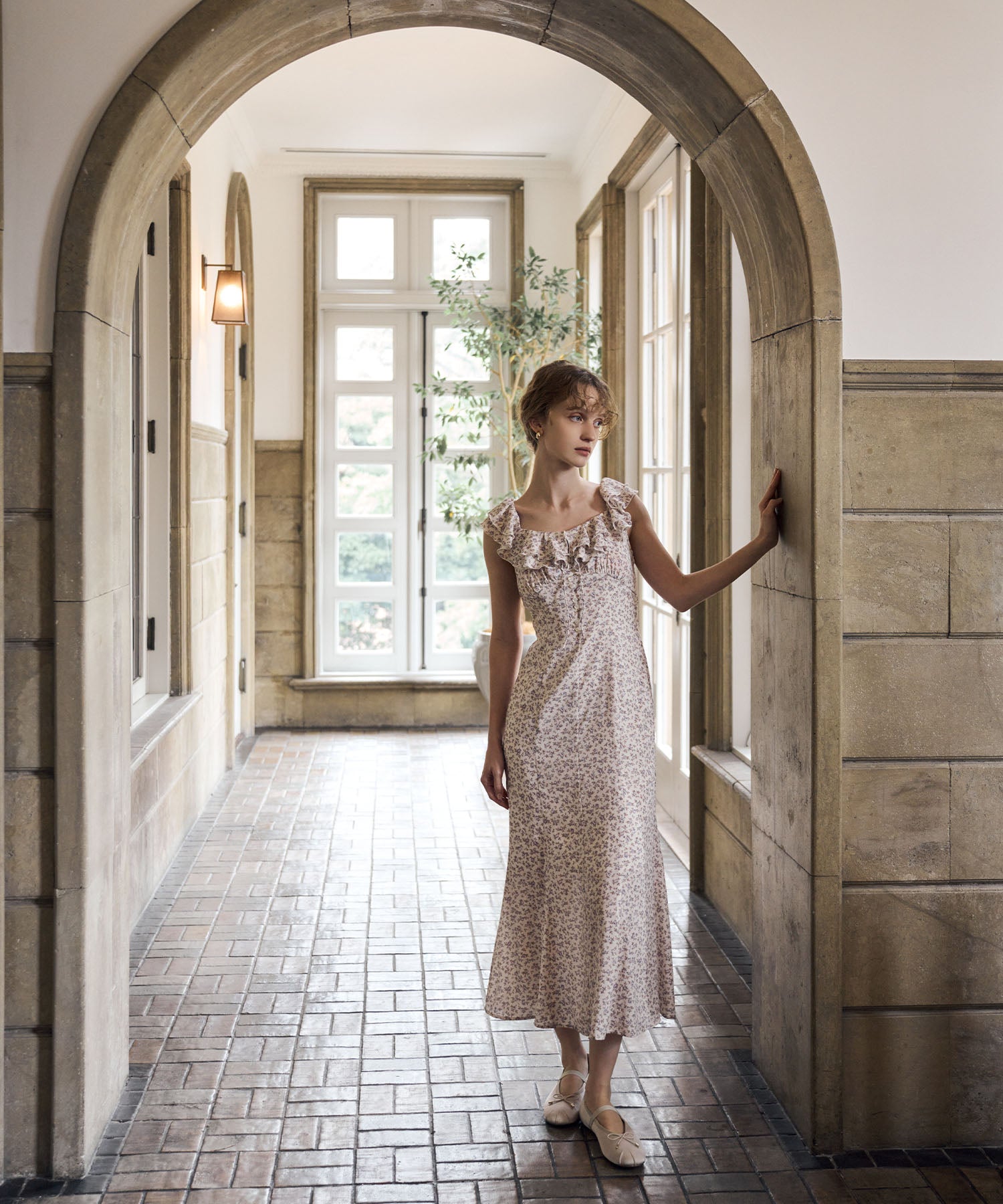 ローズフリルワンピース