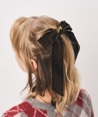 ベロアリボンバレッタ