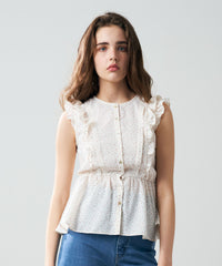 ミニフラワーブラウス