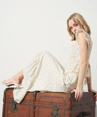 ミニフラワーレーススカート