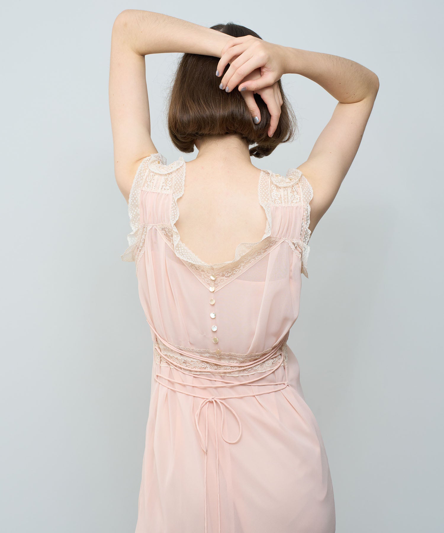 Lace Chiffon Victorian Dress