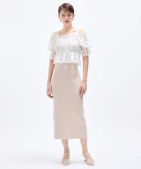 Tulle blouse set dress