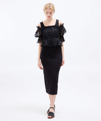 Tulle blouse set dress