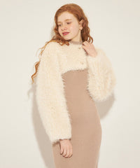 フェイクカシミヤボレロ