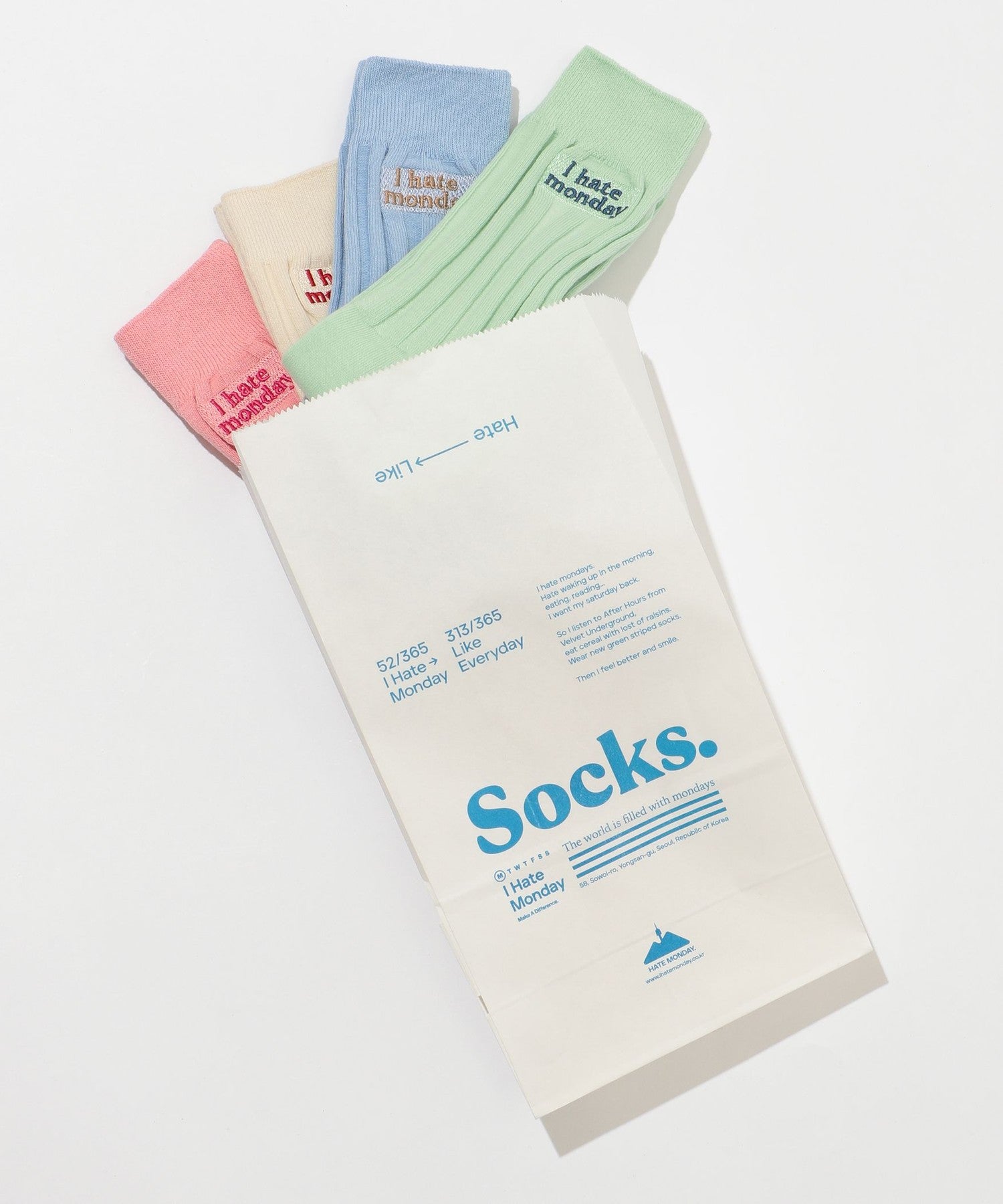 【Ｉ Ｈａｔｅ Ｍｏｎｄａｙ】Ｓｐｒｉｎｇ ７ Ｄａｙｓ Ｓｏｃｋｓ