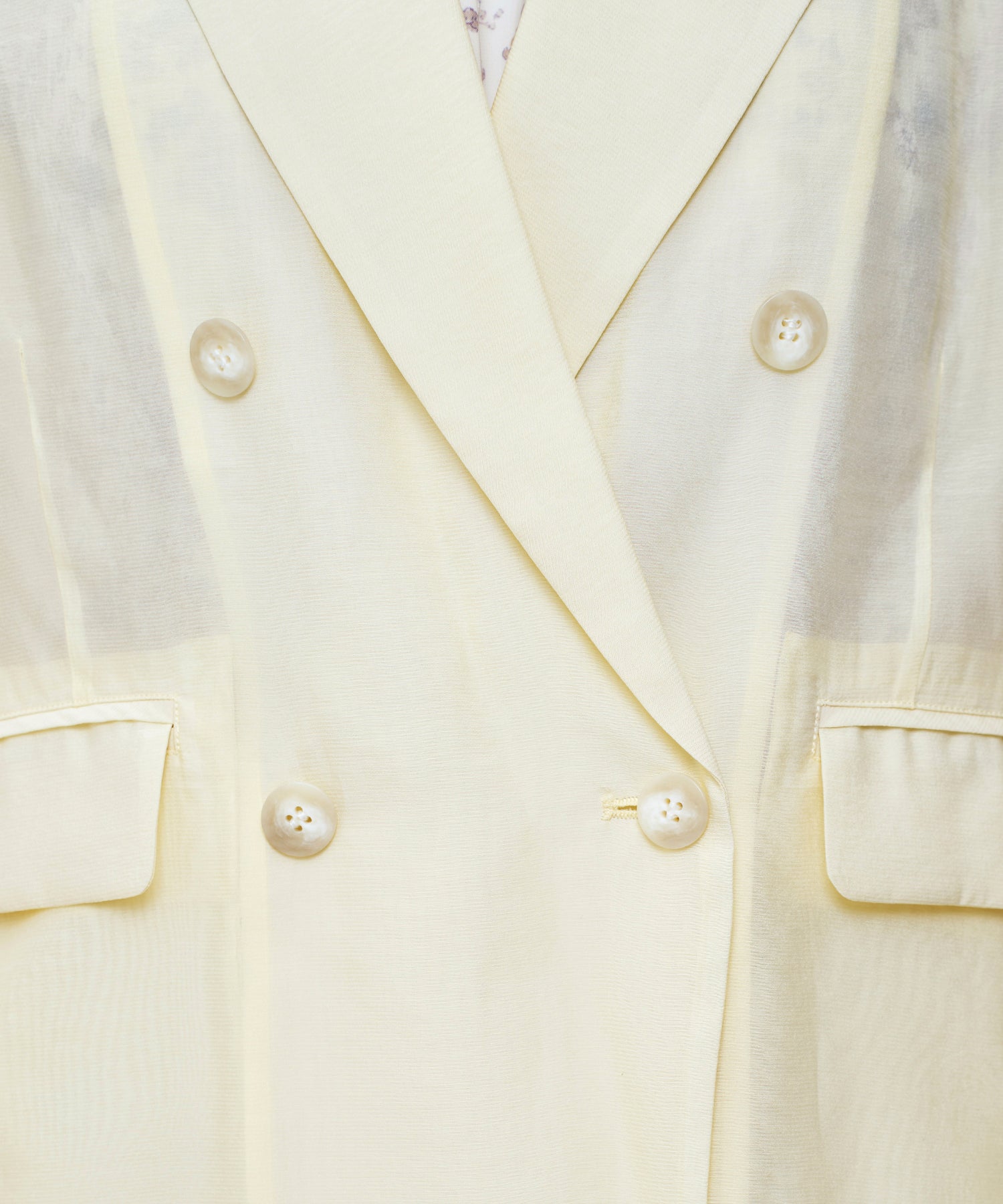 シアーダブルブレストジャケット