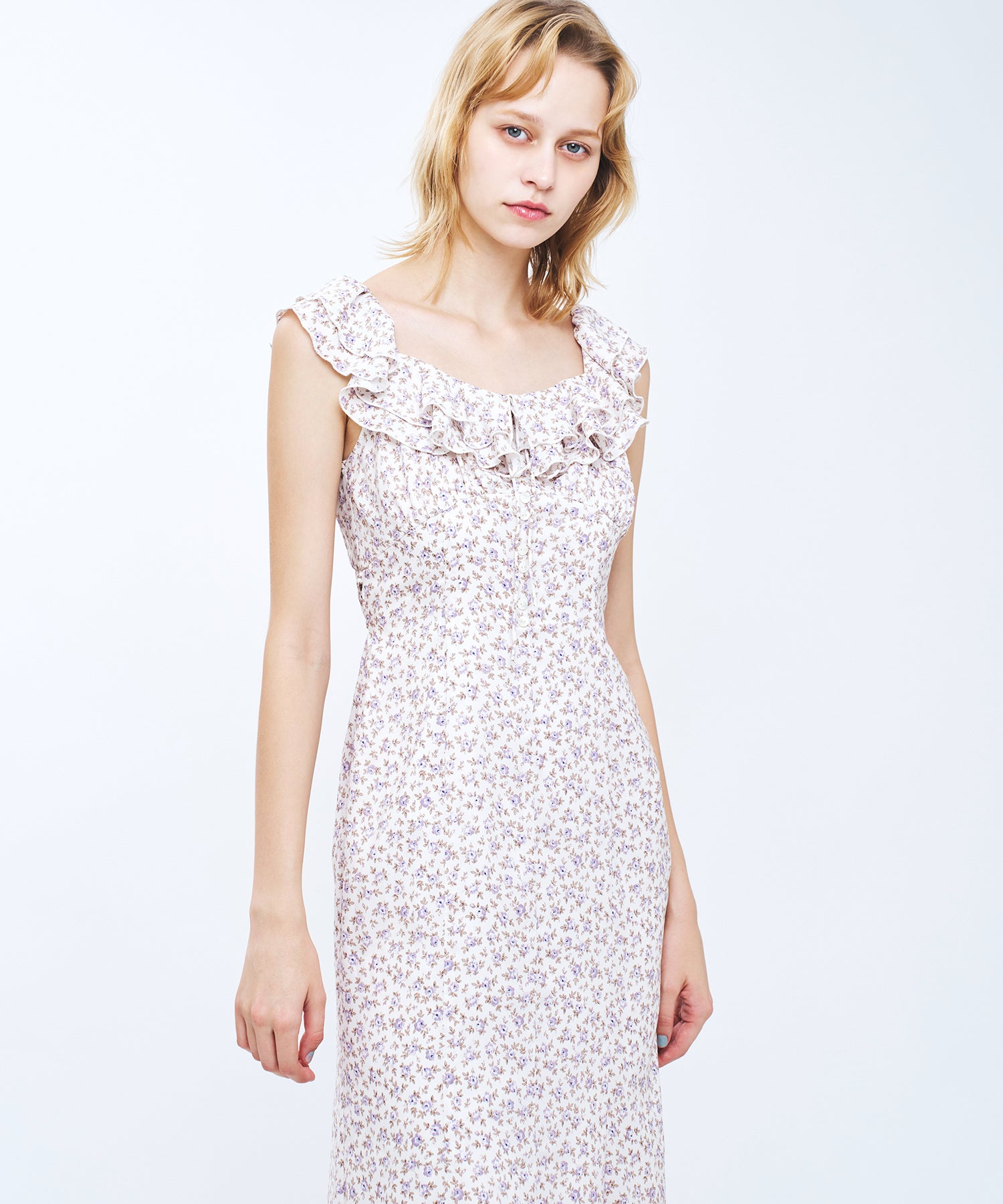 ローズフリルワンピース