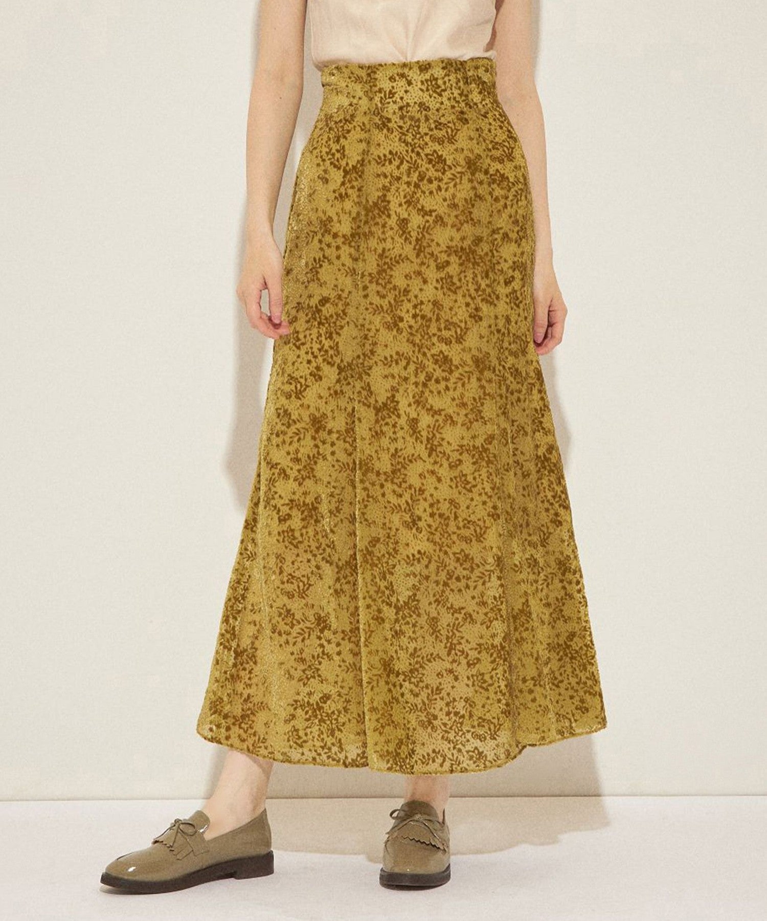 Botanical Velvet Opal Skirt