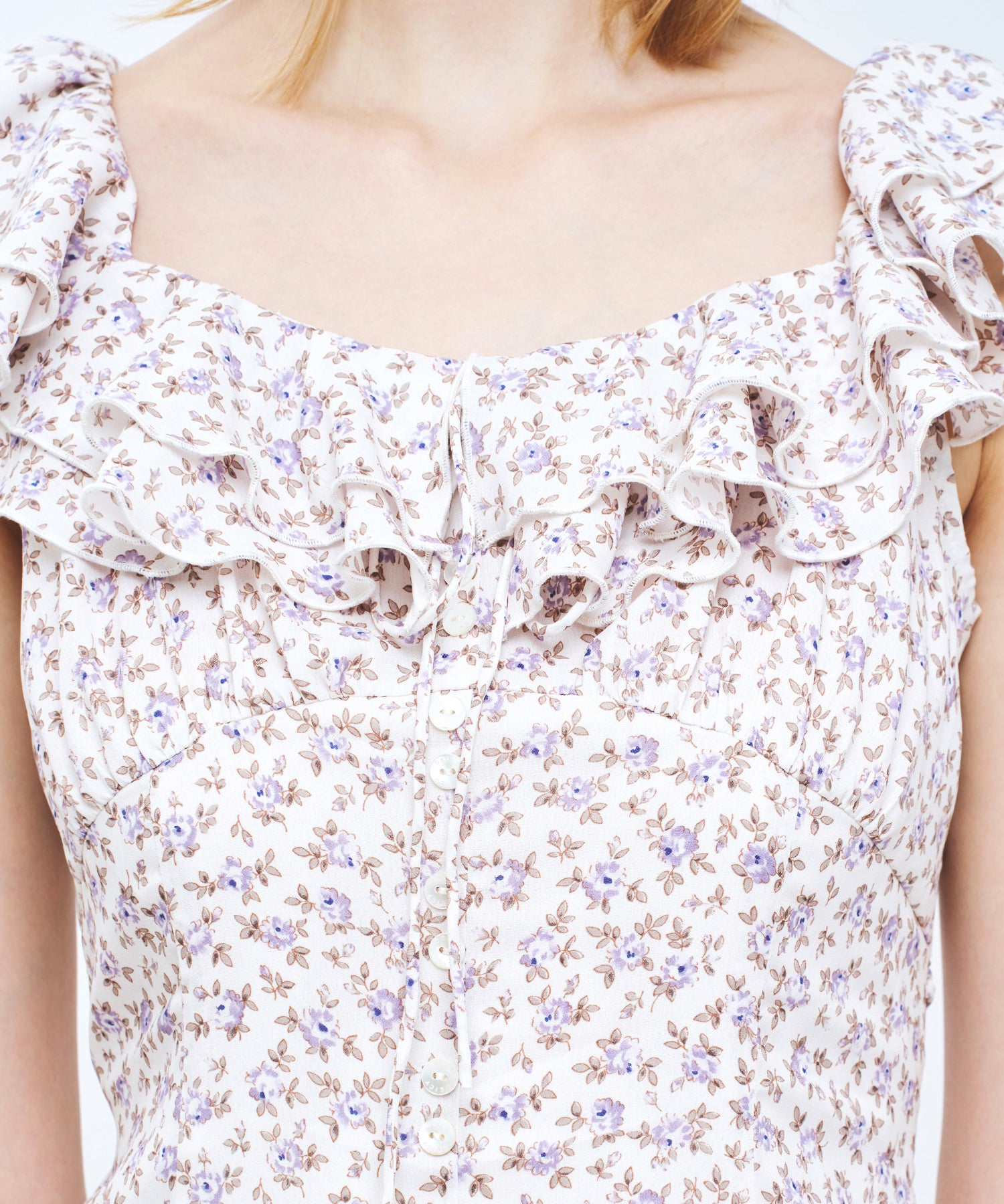 ローズフリルワンピース