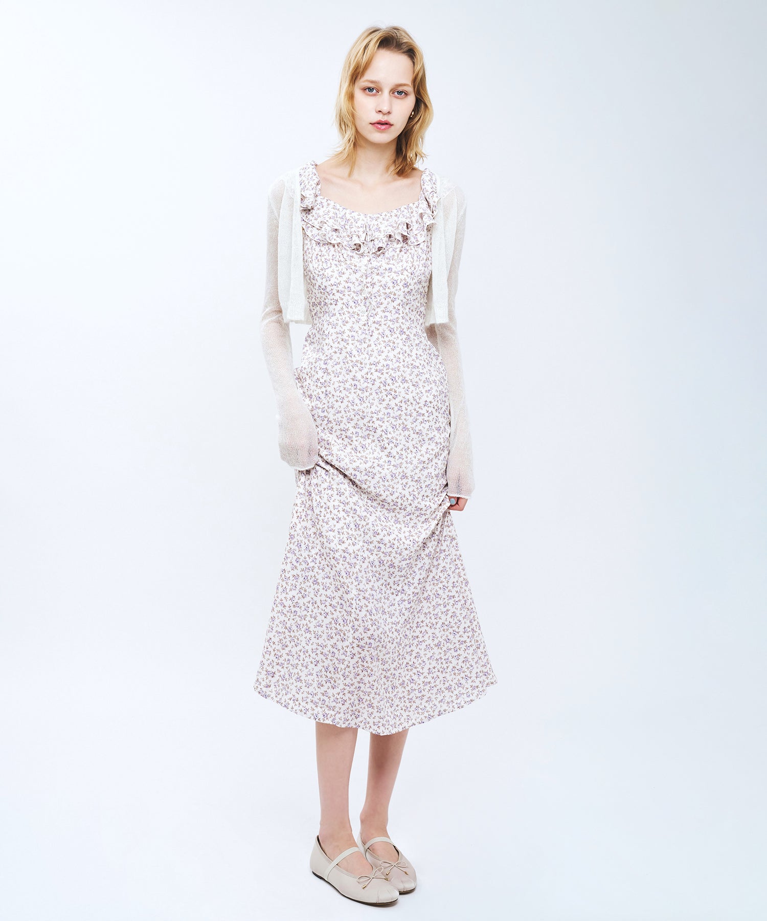 DEICY MECOUTURE キッドモヘヤシアーカーディガン キッドモヘヤシアーカーディガン
