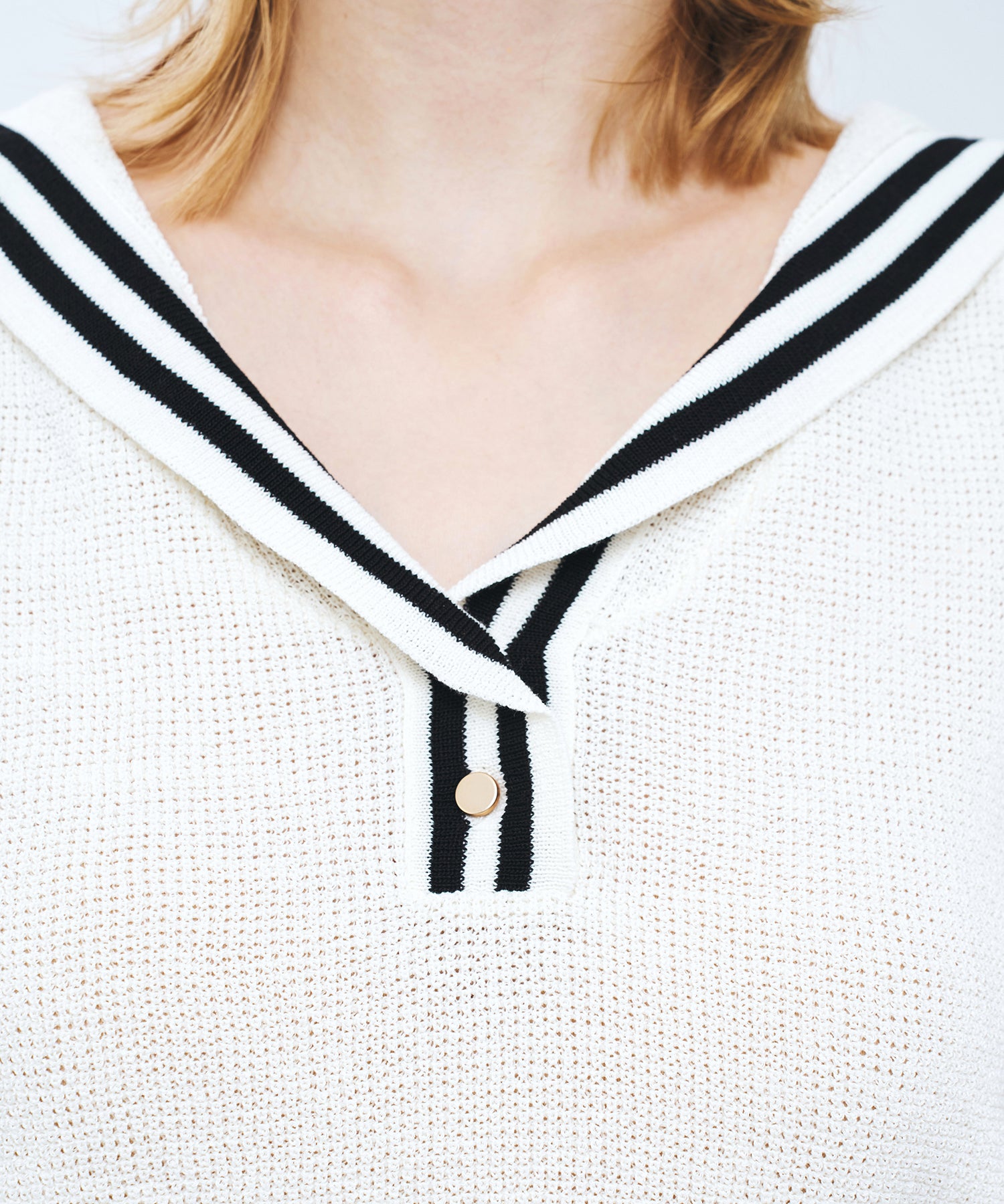 セーラーカラーマリンニット