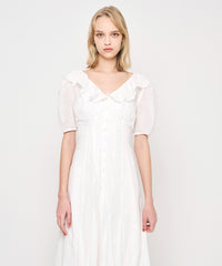 コットンボイルフラワーワンピース