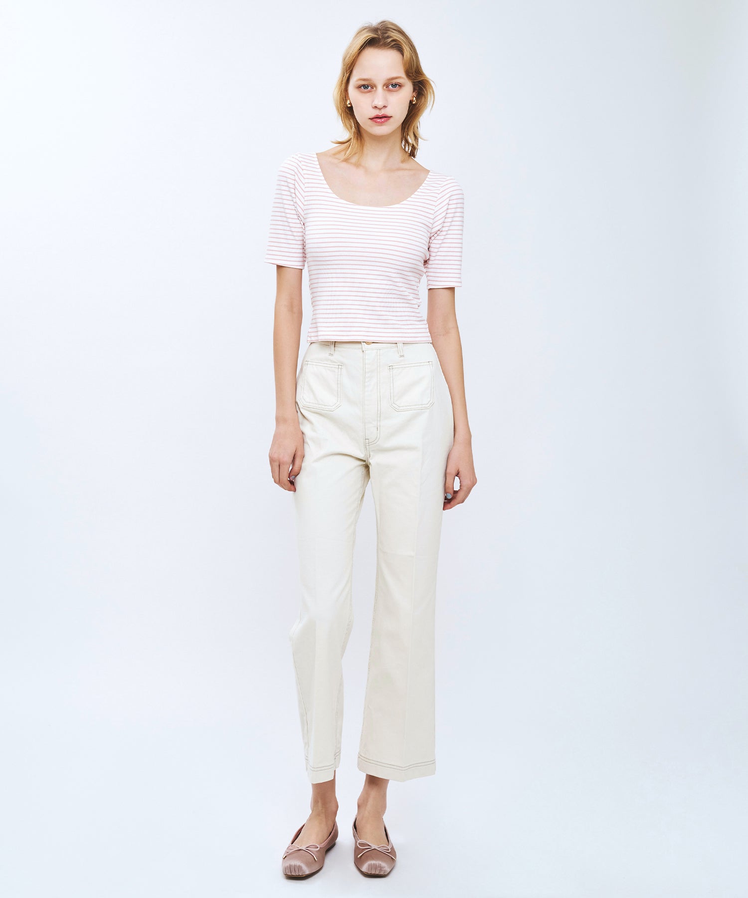 【予約】パッチポケットデニムパンツ