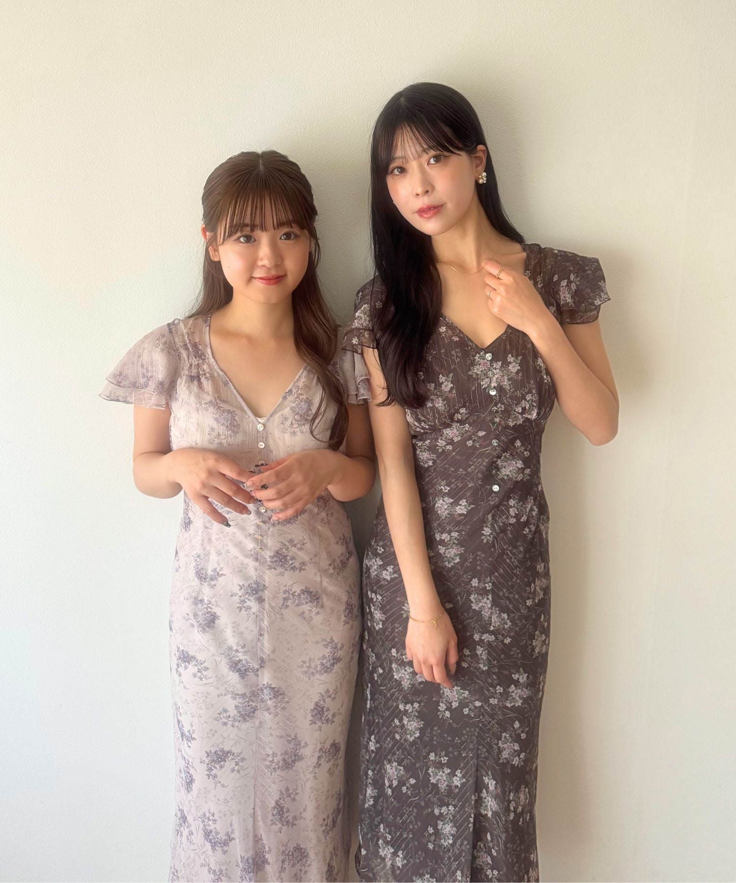 Violetteラメシフォンドレス
