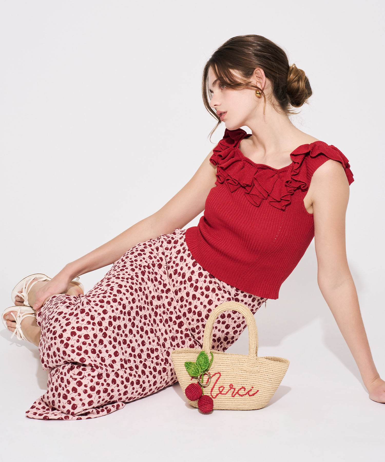 DEICY デイシー ハートアーガイルカーディガン ピンク新品 DEICY（デイシー）の「ハートアーガイルカーディガン（カーディガン