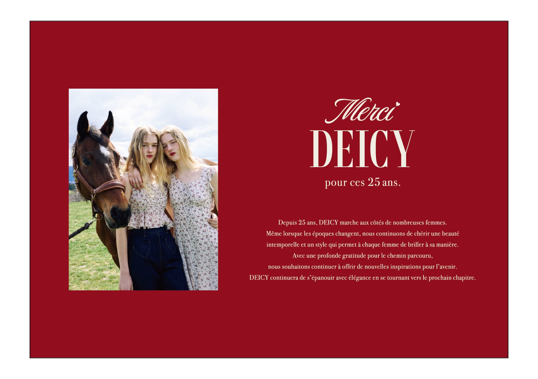 deicy ファッションヒストリー　オフィシャルマガジン2003-2011 セシリーバンセン（CECILIE BAHNSEN）2025-26秋冬コレクション 趣味