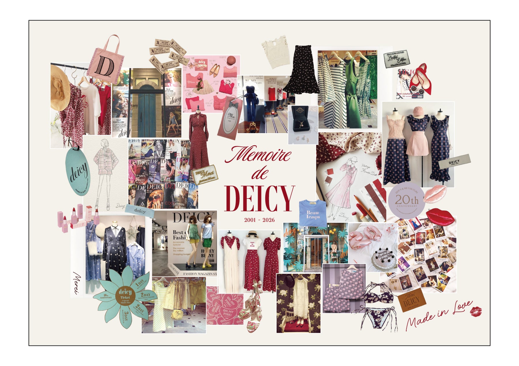 DEICY 25th メニーチェリーマーメイド セットアップ