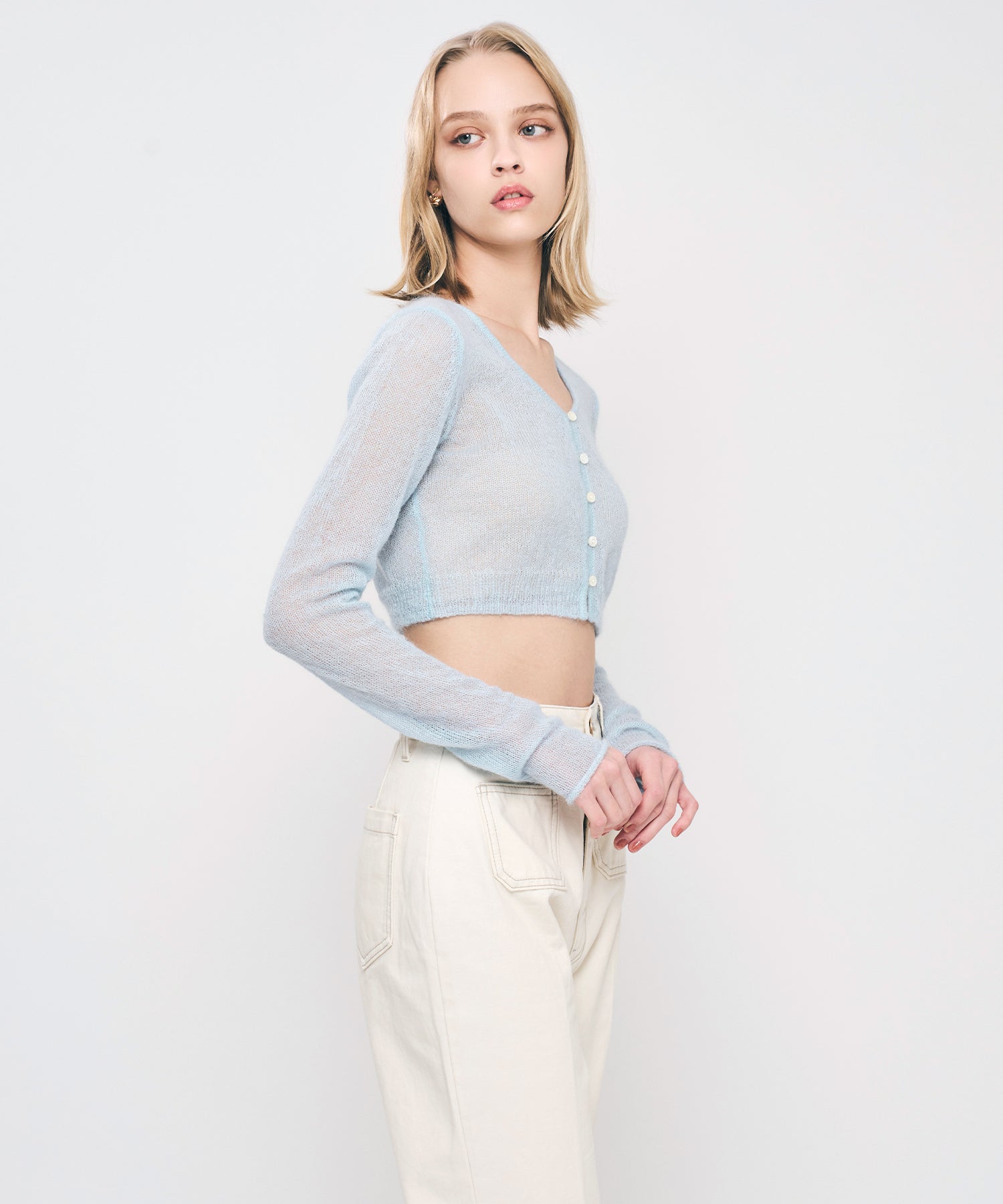 【予約】キッドモヘヤシアーカーディガン