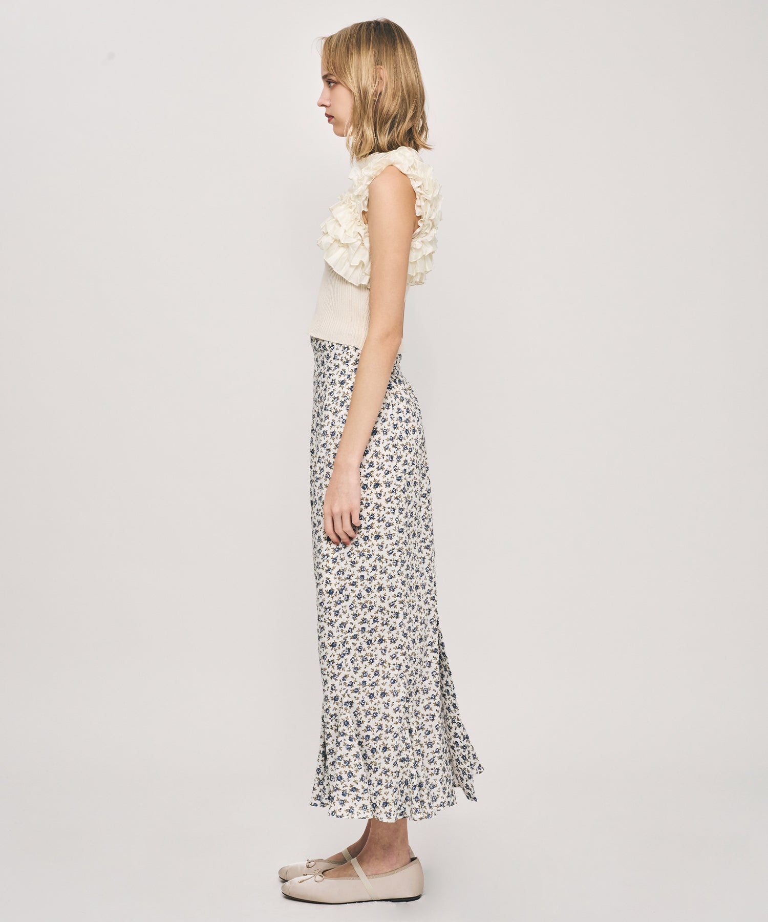 フリル2wayオフショルニット