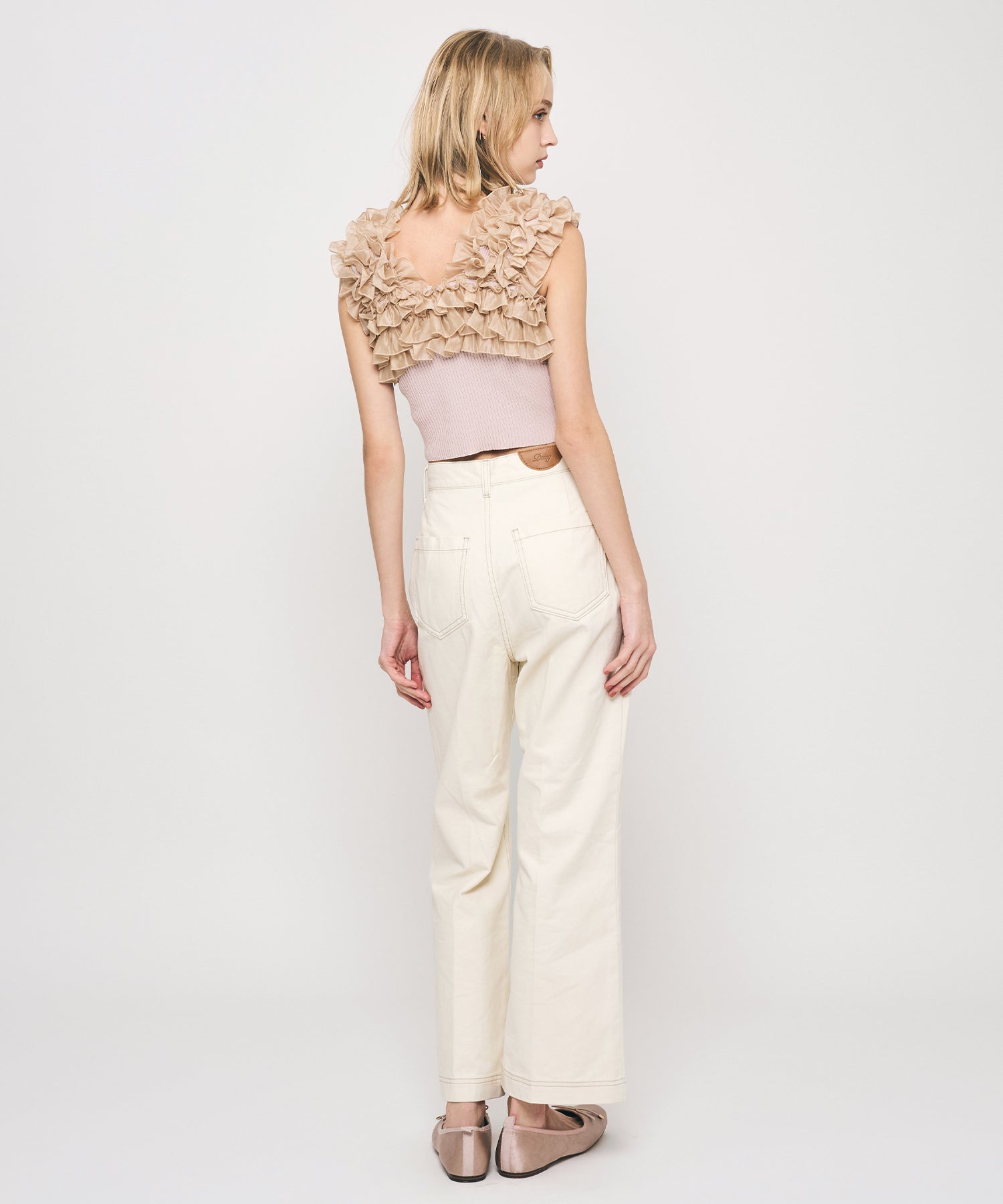 フリル2wayオフショルニット