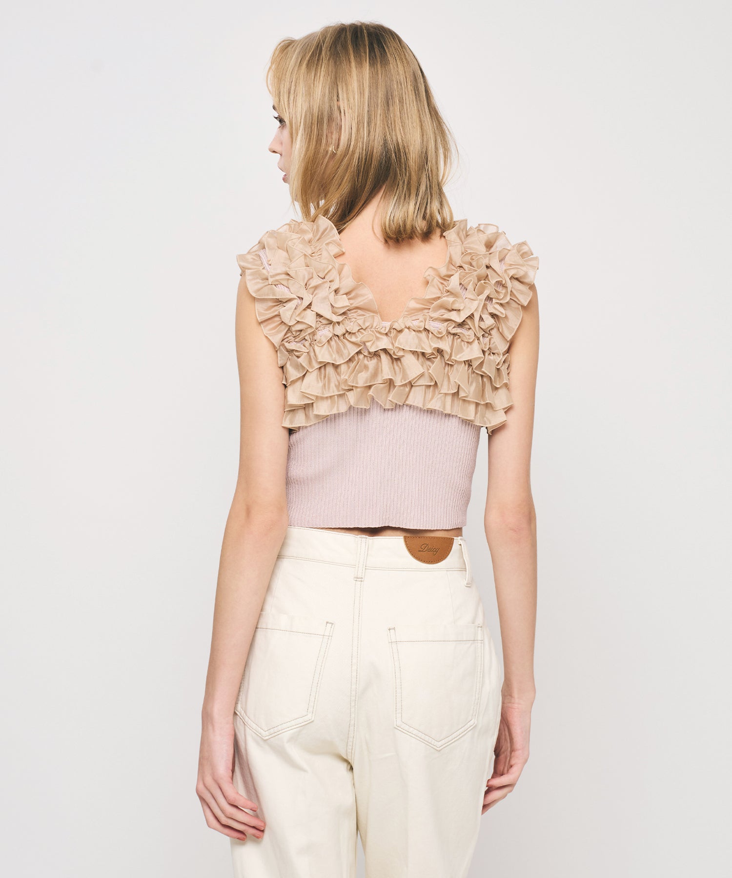 フリル2wayオフショルニット