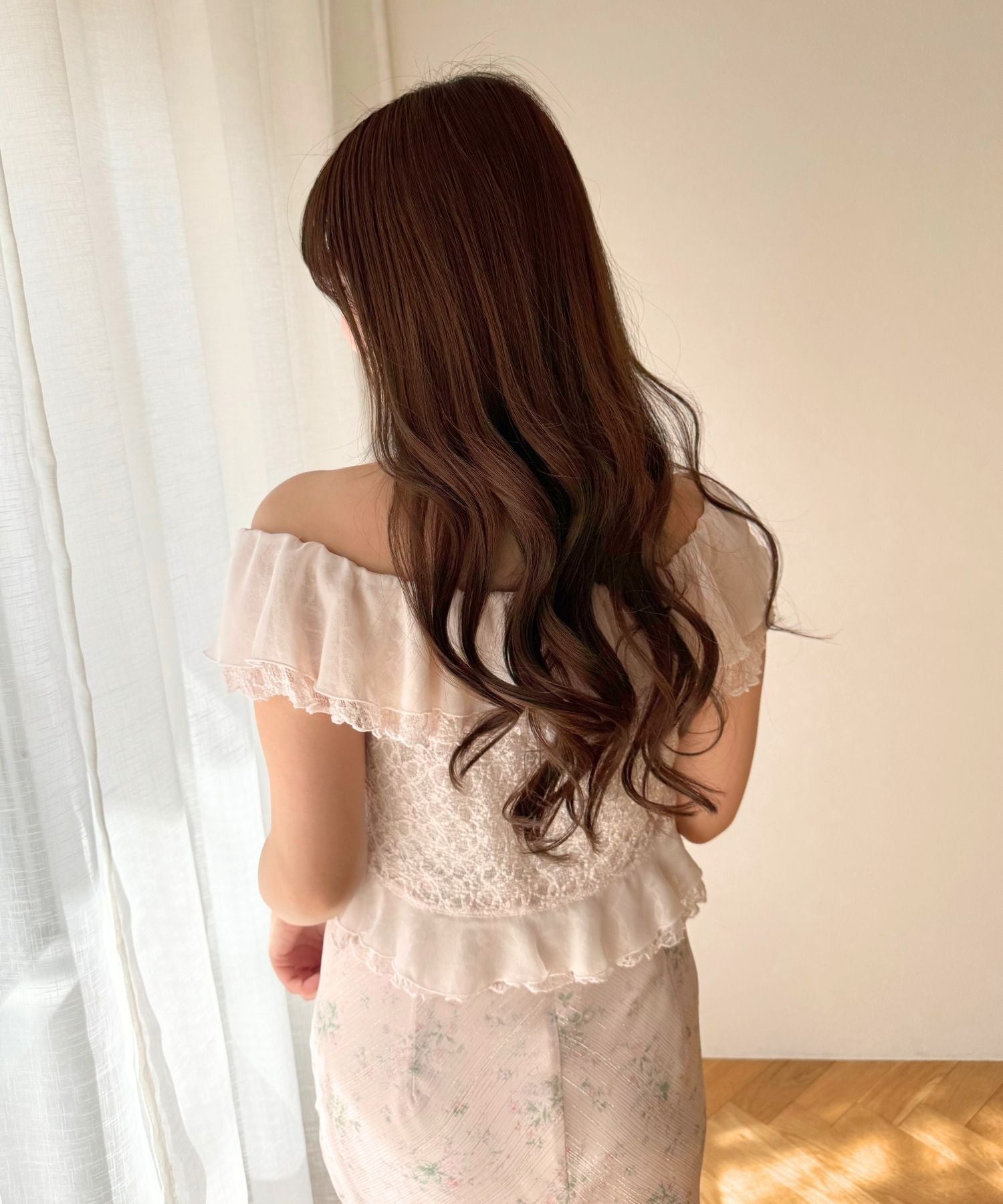 2wayストレッチレーストップス