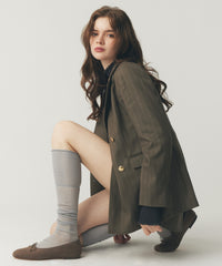 ダブルブレストストライプジャケット