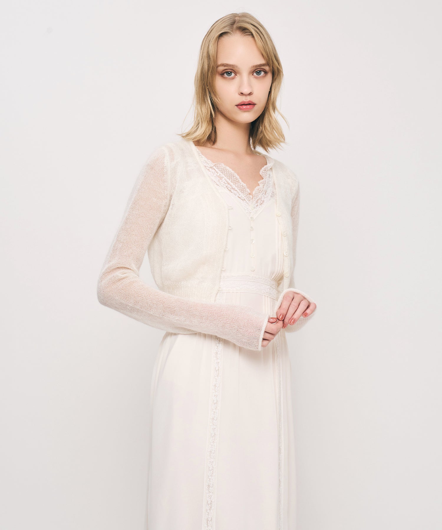 【予約】キッドモヘヤシアーカーディガン