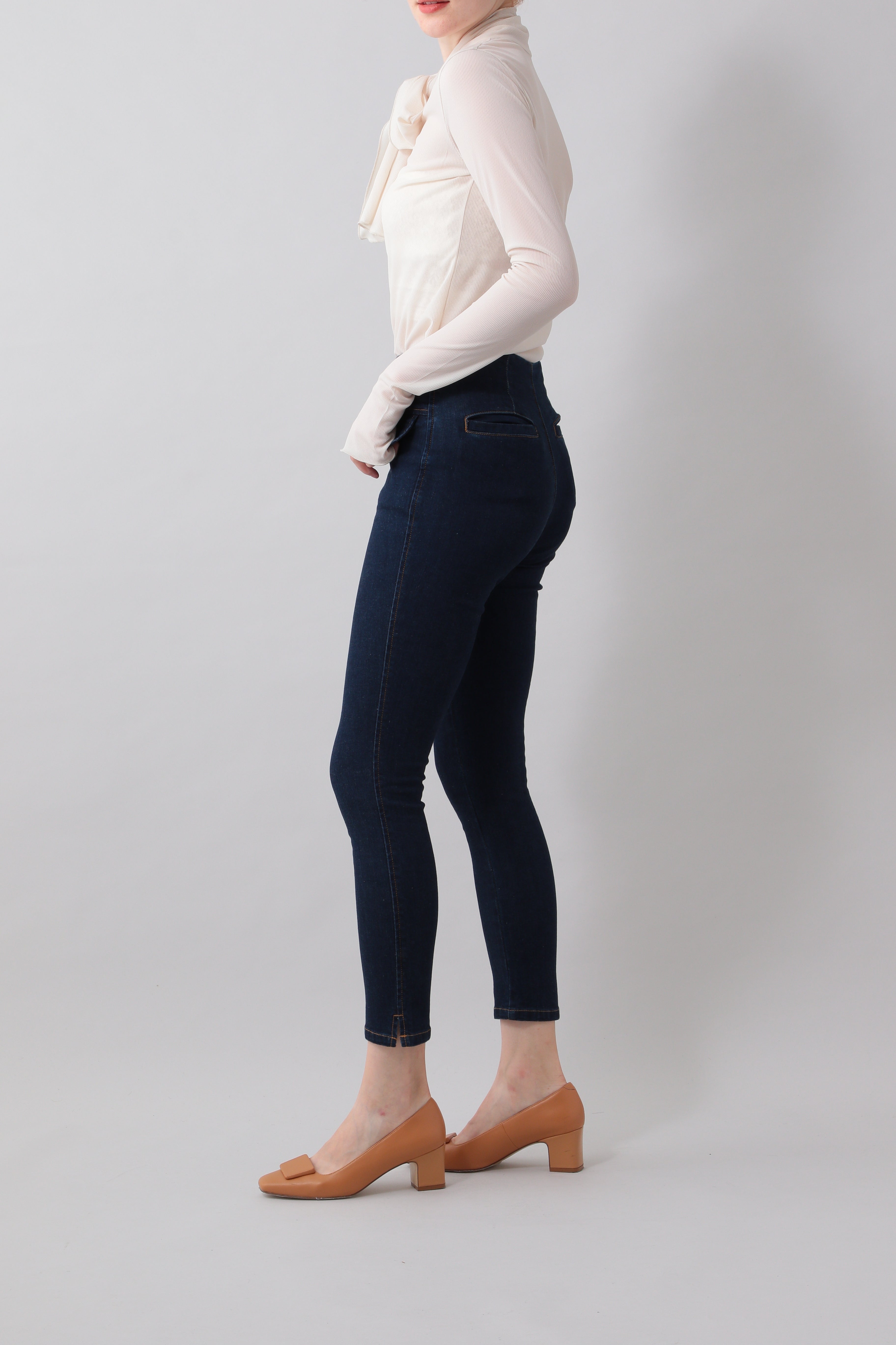 High waist skinny pants