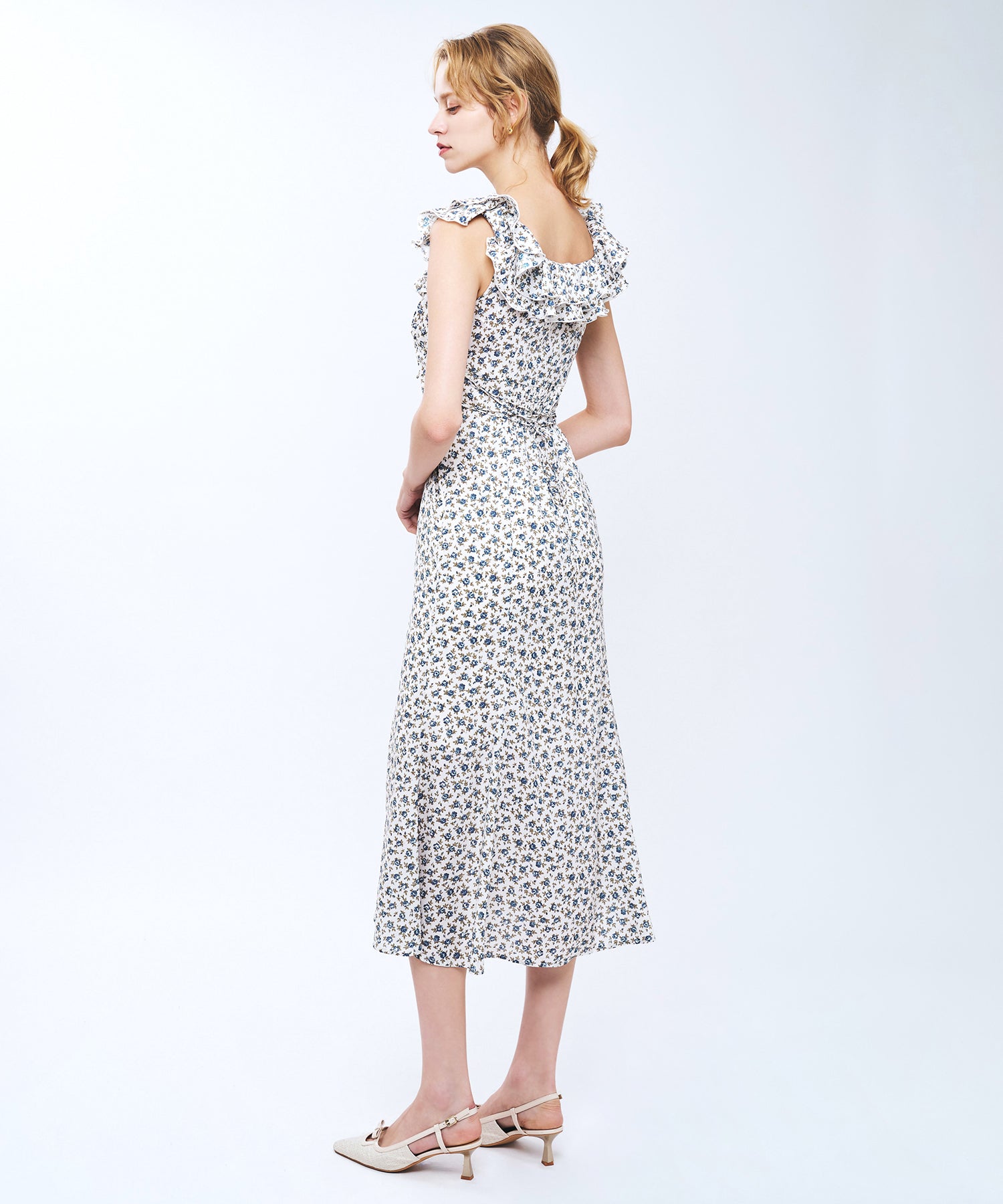 ローズフリルワンピース